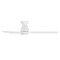 Modern Forms Fans Skylark Indoor or Outdoor Smart Flushmount Ceiling Fan 2700-3000-4000-5000K LED in Matte White FH-W2202-54L-MW - alternate 9